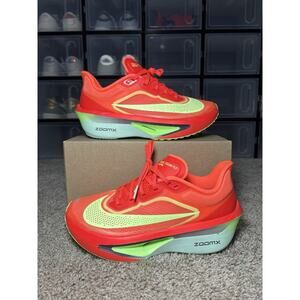 Nike Zoom Fly 6 Running Shoes Bright Crimson Lime Blast FN8455-601 Womens Size 8